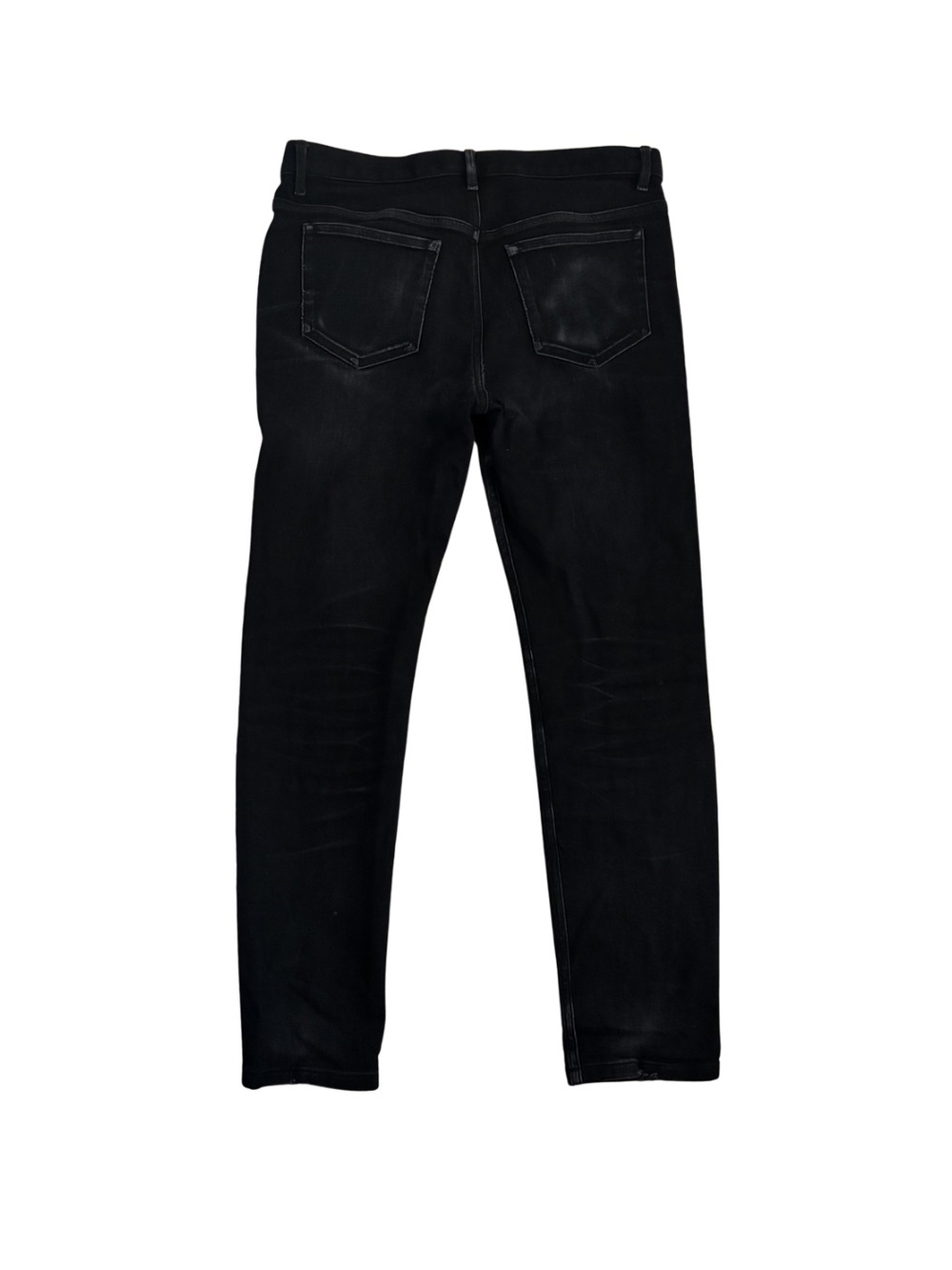 A.P.C. Men's Black Slim Jeans with Subtle Fade - Picture 3 of 6
